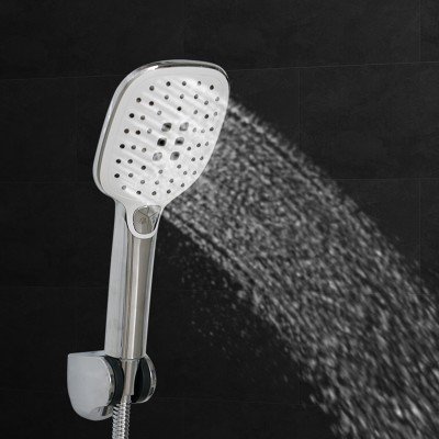 3 Function Increase Pressure Square Hand Held Shower Head